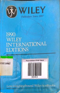 Image of 1990 Wiley International Editions