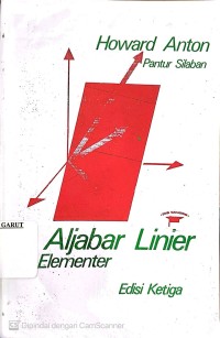 Image of Aljabar Linier Elementer
