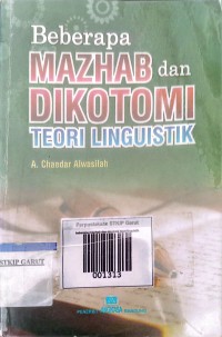 Image of Beberapa Mazhab dan Dikotomi Teori Linguistik