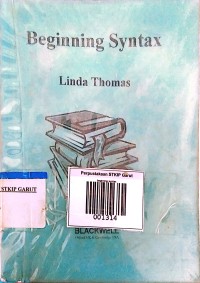 Image of Beginning Syntax