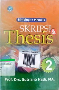 Image of Bimbingan Menulis Skripsi & Thesis Jilid 2