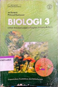 Image of Biologi 3 untuk Seklolah Lanjutan Tingkat Pertama Kelas 3