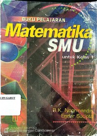 Image of Buku Pelajaran Matematika SMU Untuk Kelas 1