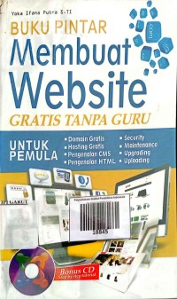 Image of Buku Pintar Membuat Website Gratis Tanpa Guru