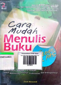 Image of Cara Mudah Menulis Buku Dengan Metode 12 PAS
