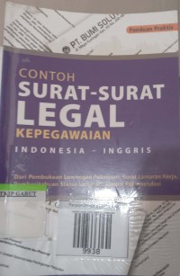 Image of Contoh Surat Surat Legal Kepegawaian