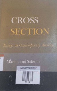 Image of Cross Section Essays on Contemporary America