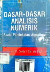 Image of Dasar-Dasar Analisis Numerik Suatu Pendekatan Algoritma