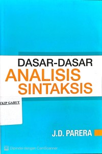 Dasar-Dasar Analisis Sintaksis