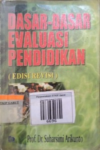 Image of Dasar-dasar Evaluasi pendidikan