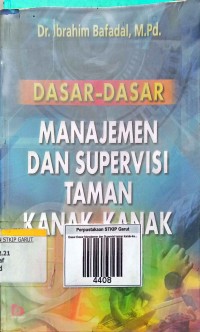 Image of Dasar Dasar Manajemen Dan Supervisi Taman Kanak-Kanak