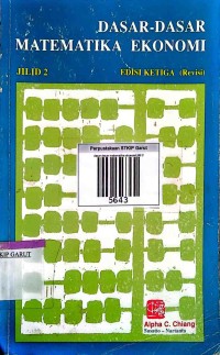 Image of Dasar-Dasar Matematika Ekonomi