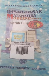 Image of Dasar-Dasar Matematika Modern & Komputer Untuk Guru