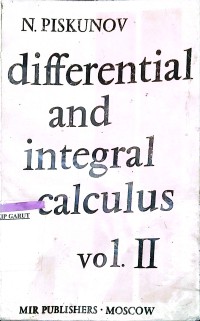 Image of Diferential and Integral Calculus Vol.ll