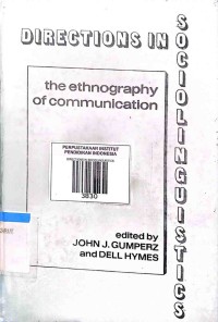Image of Directions In Sociolingustics