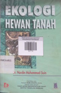 Image of Ekologi Hewan Tanah