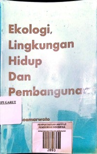Image of Ekologi Lingkungan Hidup dan Pembangunan