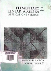 Image of Elementary Linear Algebra Applications Version