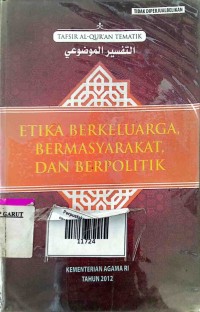 Image of Etika Berkeluarga Bermasyarakat dan Berpolitik