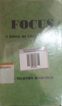 Image of Focus A Book Of College Prose