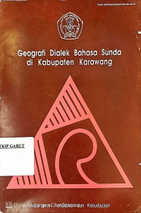 Geografi Dialet Bahasa Sunda di Kabupaten Karawang