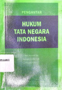 Hukum Tata Negara Indonesia