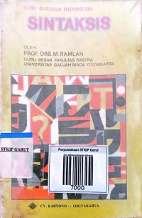 Image of Ilmu Bahasa Indonesia Sintaksis