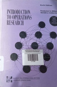 Image of Introductions To Operations Research