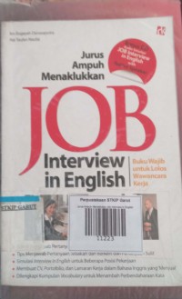Image of Jurus Ampuh Menaklukan Job Interview In English