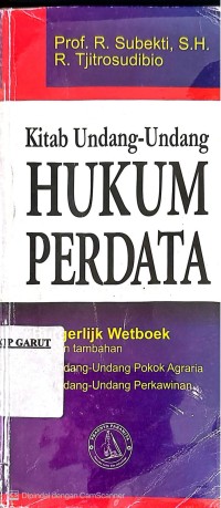 Image of Kitab Undang Undang Hukum Perdata