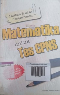 Image of Latihan Soal Dan Pembahasan Matematika Untuk Tes CPNS
