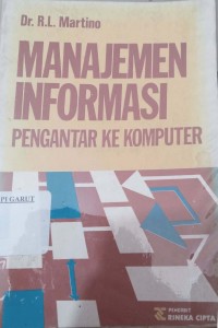 Image of Manajemen Informasi Pengantar Ke Komputer