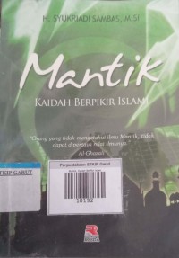 Image of Mantik Kaidah Berfikir Islam