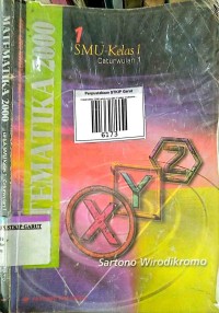 Image of Matematika 2000 untuk SMU Jilid 1 Kelas 1 Caturwulan 1