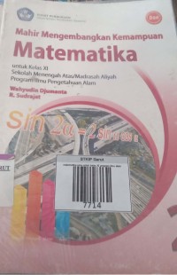 Image of Matematika SMA Untuk Kelas XI Program Ilmu Alam