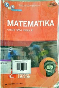Image of Matematika untuk SMA Kelas XI