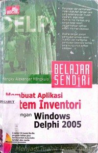 Image of Membuat Aplikasi Sistem Insventori dengan Windaws Delphi 2005