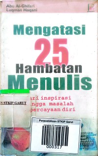 Image of Mengatasi 25 Hambatan Menulis