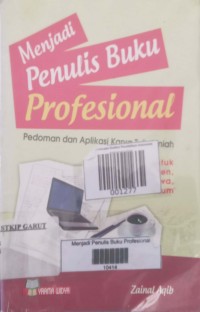Image of menjadi penulis buku profesional