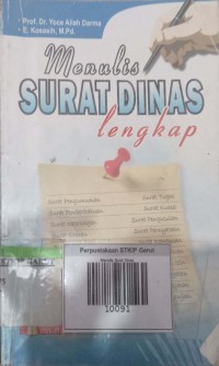 Image of Menulis Surat Dinas