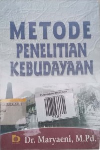Image of Metode Penelitian Kebudayaan