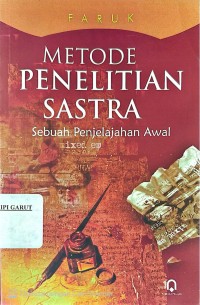 Metode Penelitian Sastra