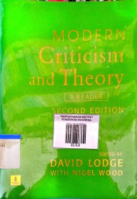 Image of Modern Criticism and Theory
