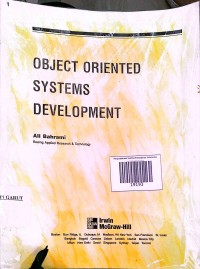 Image of Object Oriented Systems Development