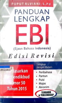 Image of PANDUAN LENGKAP EBI (Ejaan Bahasa Indonesia)