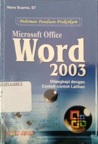 Image of Pedoman Panduan Praktikum Microsoft Office Word 2003