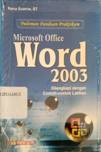 Image of Pedoman Panduan Praktikum Microsoft Office  Word 2003