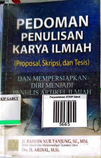 Image of Pedoman Penulisan Karya Ilmiah