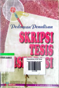 Image of Pedoman Penulisan SKRIPSI TESIS DISERTASI