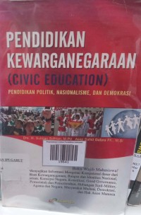 Image of Pendidikan Kewarganegaraan (civic education )